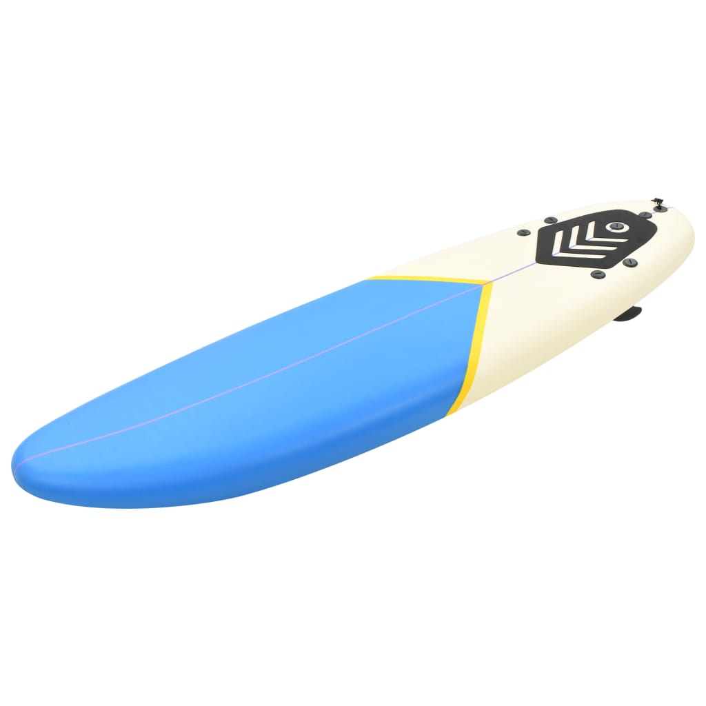 Surfboard 170 cm Blue and Cream