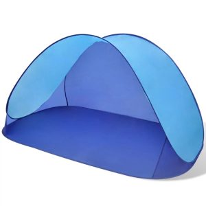 Beach Tent Outdoor Foldable Water Proof Sun Shade Light Blue