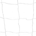 Football Goal with Net 182x61x122 cm Steel White