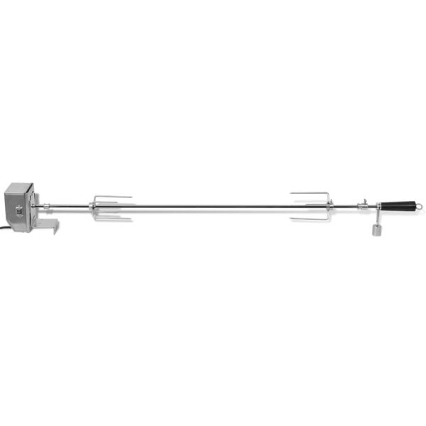 BBQ Rotisserie Spit with Professional Motor Steel