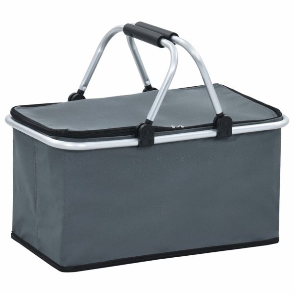 Foldable Cool Bag 46x27x23 cm Aluminium