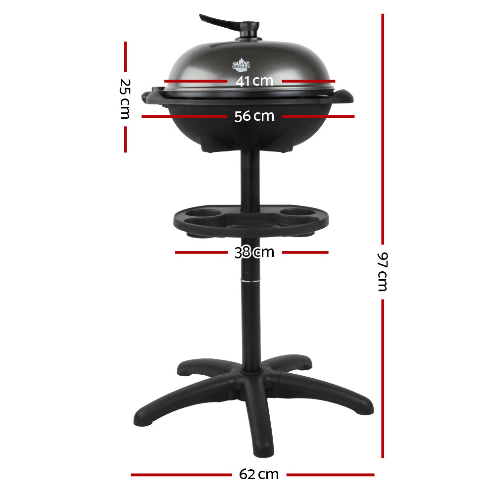 BBQ Grill Electric Smoker Campingswagonline   BBQ ELC STAND 01 