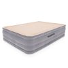 Queen Size Inflatable Air Mattress – Grey & Beige