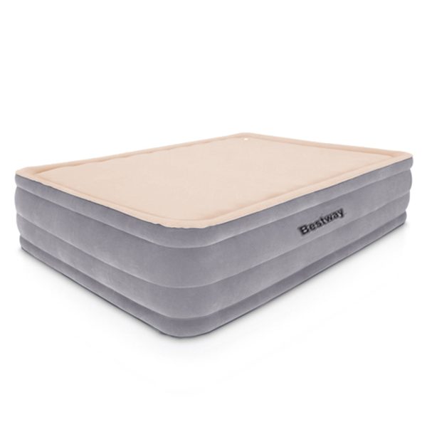 Bestway Queen Size Inflatable Air Mattress – Grey & Beige