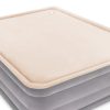 Queen Size Inflatable Air Mattress – Grey & Beige