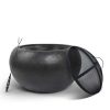 Outdoor Portable Fire Pit Bowl Wood Burning Patio Oven Heater Fireplace