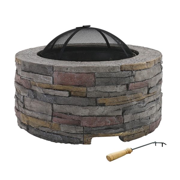 Fire Pit Table Round 70cm