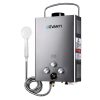 Devanti Portable Gas Water Heater 8LPM Outdoor Camping Shower – Beige, Without Pump