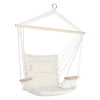 Gardeon Hammock Hanging Swing Chair – Cream, Without Stand