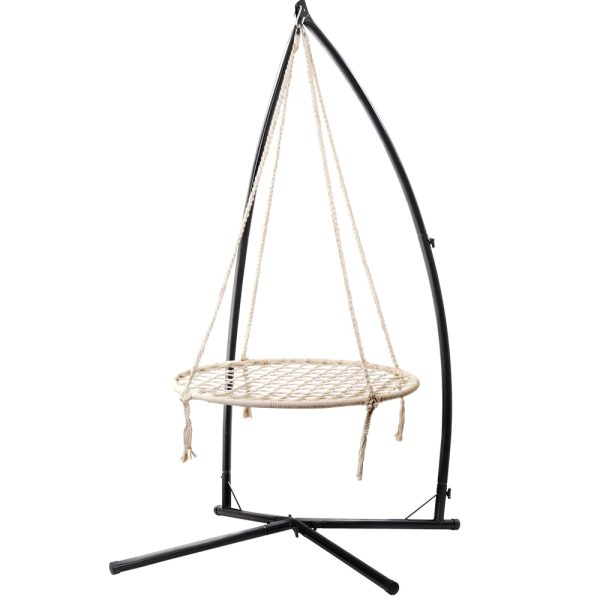 Keezi Kids Nest Swing Hammock Chair – With X Shap Stand