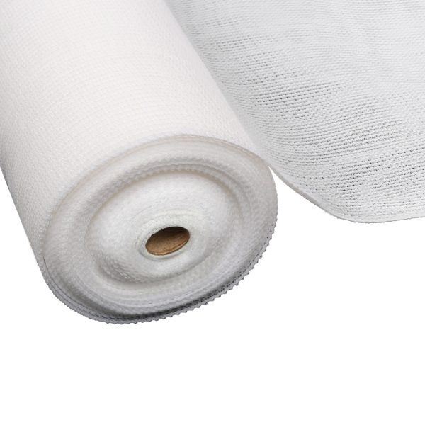 Instahut Shade Sail Cloth – White, 3.66×30 m