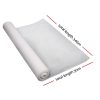 Instahut 30% UV Shade Cloth Shadecloth Sail Garden Mesh Roll Outdoor – White, 3.66×30 m