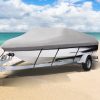 Foot Waterproof Boat Cover – Grey – 16-18.5ft Length
