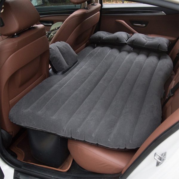 Inflatable Car Back Seat Mattress Portable Camping Travel Air Bed