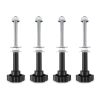 X-BULL Recovery tracks Sand Trucks Offroad With 4PCS Mounting Pins 4WDGen 2.0 – Black