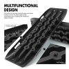 X-BULL Recovery tracks Sand Trucks Offroad With 4PCS Mounting Pins 4WDGen 2.0 – Black