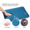 Self Inflating Camping Pillow with Ergonomic 4D Support – Blue
