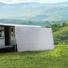 4.9m Caravan Privacy Screen Side Sunscreen Sun Shade for 17′ Roll Out Awning