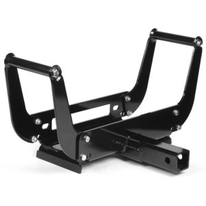 X-BULL Winch Cradle Mounting Plate Bracket Foldable Steel Bar Truck Trailer 4WD Universal For 9000 10000 12000 13000 14500LBS winch