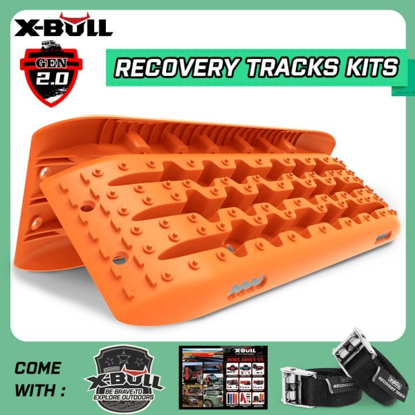 X-BULL KIT1 Recovery track Board Traction Sand trucks strap mounting 4×4 Sand Snow Car