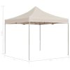 Professional Folding Party Tent Aluminium – Cream, 3×3 m