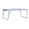 Folding Camping Table White Aluminium 60×40 cm