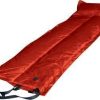 Trailblazer Self-Inflatable Foldable Air Mattress With Pillow – Light Blue