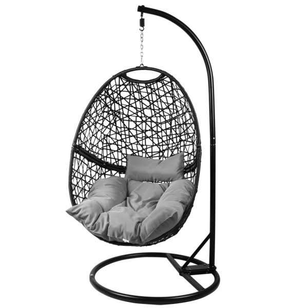 Hanging Swing Egg Chair Outdoor Furniture Hammock Pod Patio Cushion Seat