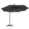 3M Cantilevered Outdoor Umbrella – Charcoal