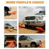 X-BULL KIT2 Recovery tracks 6pcs Board Traction Sand trucks strap mounting 4×4 Sand Snow Car BLACK